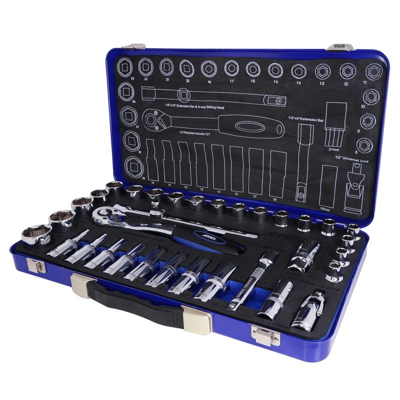 آچار بکس اپکس مدل art apx ts 34p  مجموعه 34 عددی